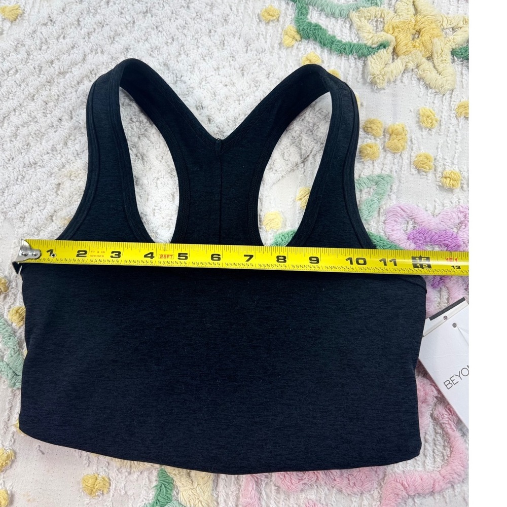 Beyond Yoga Black Racerback Cropped Tank Top Activewear XS - Picture 3 of 8
